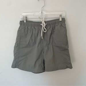 Gray swim trunks - size m
